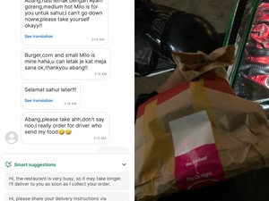 Terharu! Ojol Ini Nggak Nyangka Dapat Sahur Gratis dari Pelanggan