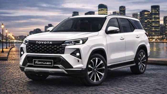 Toyota Fortuner generasi terbaru.