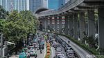 Wajah Jalan Rasuna Said Bersih Tanpa Tiang Monorel