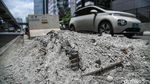 Wajah Jalan Rasuna Said Bersih Tanpa Tiang Monorel