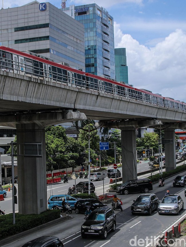 Wajah Jalan Rasuna Said Bersih Tanpa Tiang Monorel