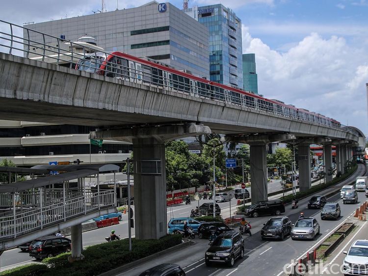 Wajah Jalan Rasuna Said Bersih Tanpa Tiang Monorel