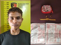Warga Medan Ditangkap di Jambi, Curi Emas Milik Tetangga Senilai Rp 47 Juta