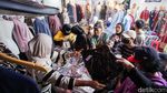 Berburu Busana Muslim Grosir, Pasar Tasik Cideng Ramai Pembeli