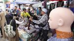Berburu Busana Muslim Grosir, Pasar Tasik Cideng Ramai Pembeli
