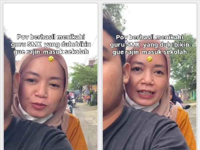 Kisah pasangan Erlangga (26 tahun) dan Endang (49 tahun), mendadak viral di media sosial. Dulu muridku sekarang suamiku.