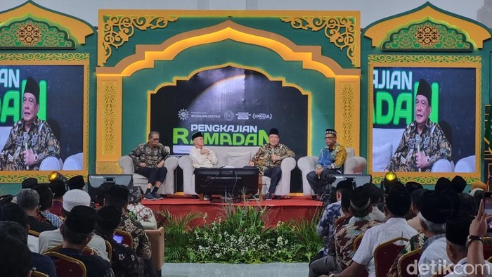 Chairul Tanjung (CT) dalam Pengkajian Ramadan 1447 H di Universitas Muhammadiyah Tangerang (Taufiq Syarifudin/detikcom)