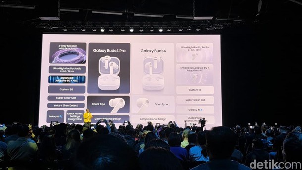 TWS Premium Galaxy Buds 4 Pro dan Galaxy Buds 4 Diluncurkan