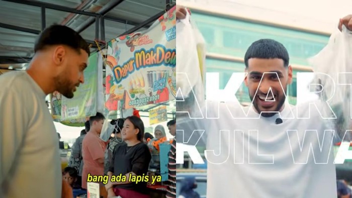 Ikutan War Takjil di Benhil, Bule Inggris Ini Puas Jajan Pecel hingga Serabi