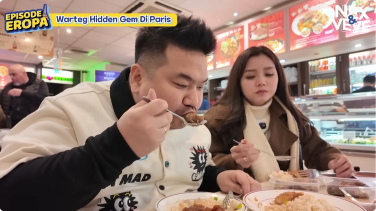 Nex Carlos Kulineran di Paris, Ketemu Warteg Hidden Gem
