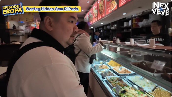 Nex Carlos dan istrinya kulineran di Paris, ada warteg hidden gem