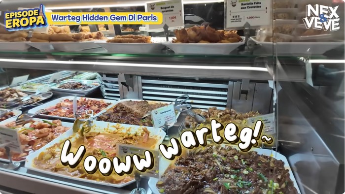 Nex Carlos dan istrinya kulineran di Paris, ada warteg hidden gem