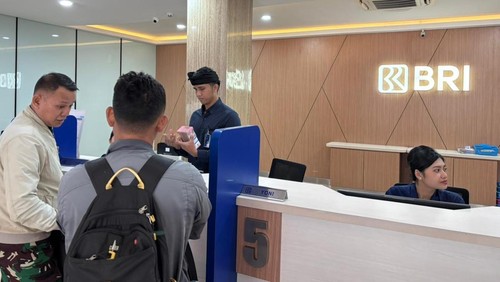 Kegiatan operasional BRI di Bali beberapa waktu lalu.
