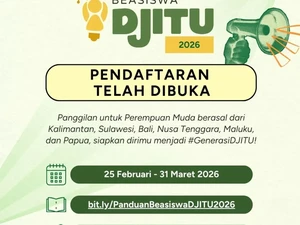 Beasiswa Djitu 2026 Buka Pendaftaran, Bantuan Kuliah Khusus Siswi Kelas 12 dan Maba!