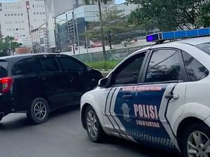 Pengemudi Mobil Gila-gilaan di Jakpus dari Karawang Mau ke Ancol