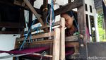 Perajin Sarung Tenun Goyor di Sidoarjo Kebanjiran Pesanan Jelang Lebaran