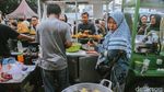 PKL Kebon Kacang Belakang GI Diserbu Jelang Buka Puasa