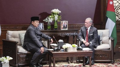 Presiden Prabowo Sambangi Yordania, Bertemu Raja Abdullah II