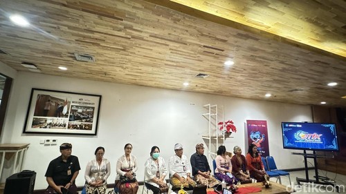 Press Conference Puncak Perayaan HUT Denpasar ke-238 dan D’Tik Festival 2026 di Gedung Dharma Negara Alaya, Kamis (26/2/2026) Maria Christabel DK