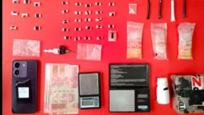 Sabu yang disita di Lamongan