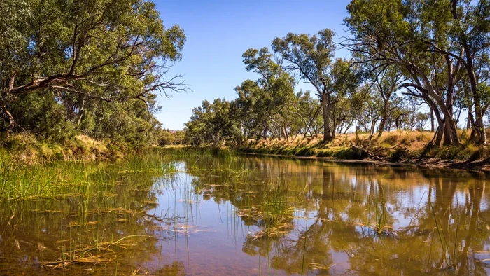 Sungai Finke di Australia
