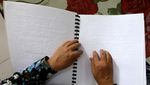 Tunanetra di Banda Aceh Tadarus Ramadan Gunakan Al-Quran Braille