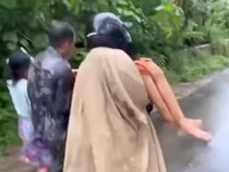 Pasien Asma yang Digendong Lewati Jalan Putus di Sekotong Meninggal Dunia