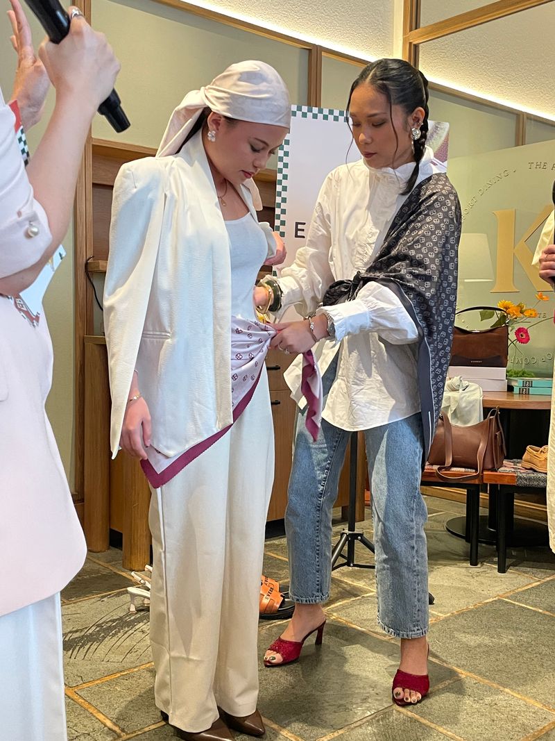 Ayla Dimitri Styling Baju Lebaran