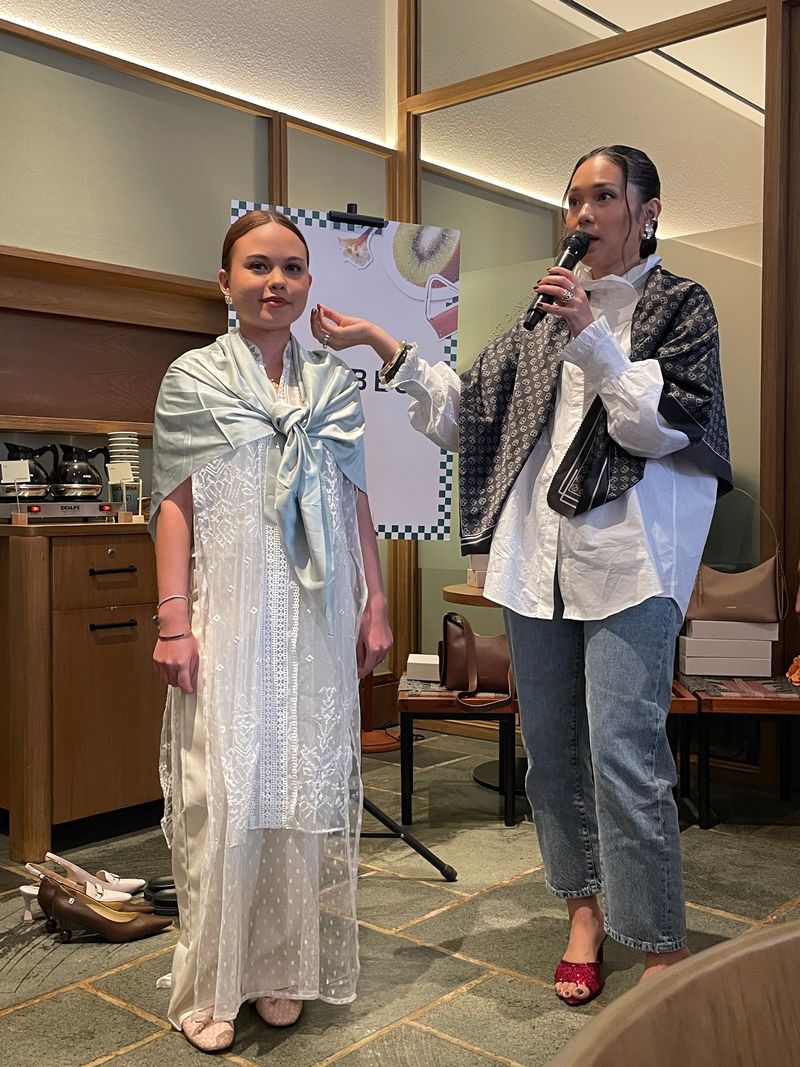 Ayla Dimitri Styling Baju Lebaran