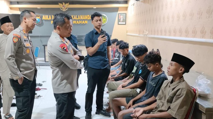 Belasan anak diamankan Polrestabes Surabaya