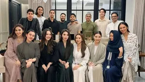 Potret Aaliyah Massaid, Alyssa Daguise-Mahalini Bukber, Kompak Tampil Santun