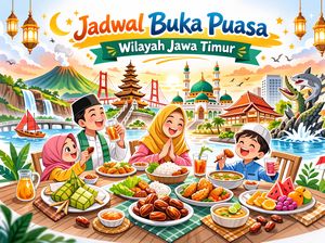 Jadwal Buka Puasa Jawa Timur Minggu 1 Maret 2026
