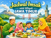 Jadwal Imsak Jawa Timur 2 Maret 2026