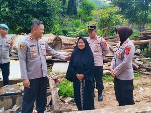 Sentuhan Polres Ciamis Agar Warga dapat Hunian Layak