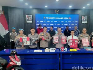 20 Tersangka Kasus Narkoba Diringkus Polreta Malang dalam Sebulan