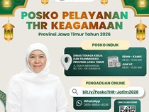 Khofifah Imbau THR Cair H-7 Lebaran, Pemprov Jatim Siapkan 54 Posko Aduan