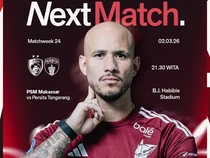 Jadwal Siaran Langsung PSM Makassar Vs Persita Tangerang Malam Ini