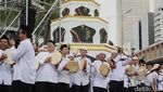 Rebana Kolosal Ramaikan Pembukaan Jakarta Ramadan Festival