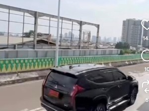 Polda Metro Dalami Rombongan Mobil Berpelat TNI di Jalur Langit TransJ