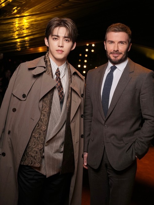 S.Coups SEVENTEEN menghadiri event Boss di Milan Fashion Week.