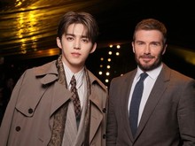 Potret S.Coups Bareng David Beckham di Milan