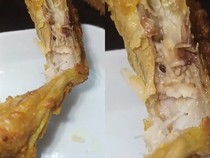 Syok! Ayam Goreng di Bazar Ramadan Ini Ternyata Penuh Belatung