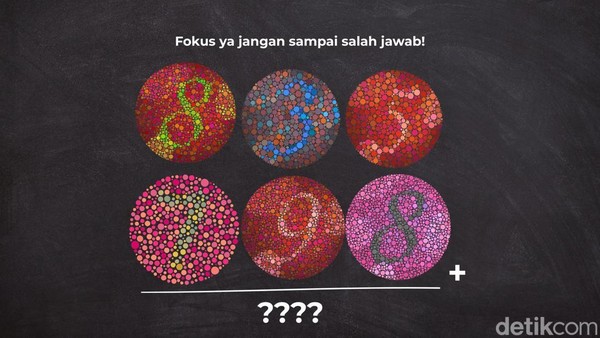 Tes IQ Sekaligus Ketajaman Saraf Mata, Bisa Jawab Semua dalam Semenit?