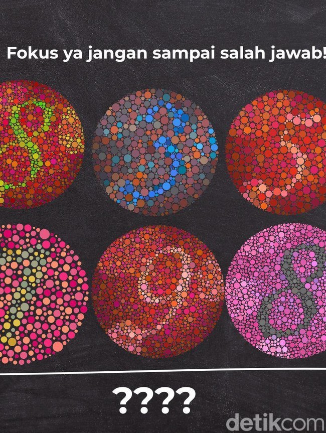 Tes IQ Sekaligus Ketajaman Saraf Mata, Bisa Jawab Semua dalam Semenit?