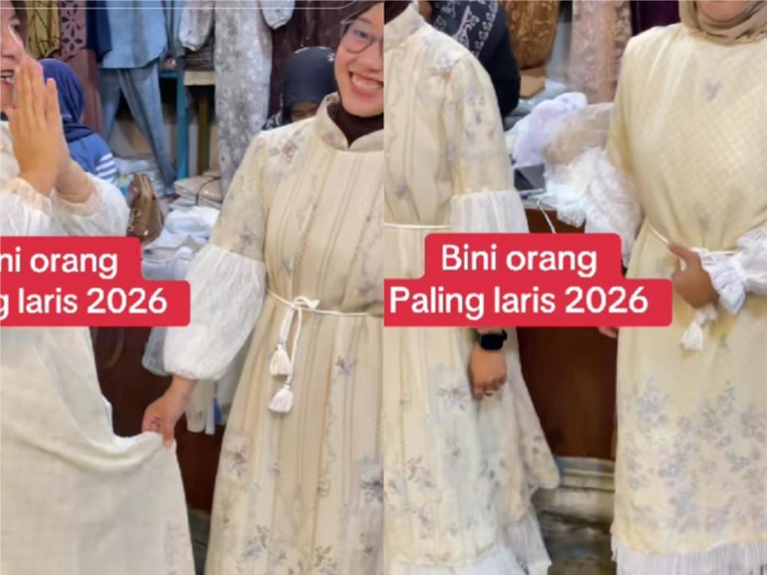 Viral tren baju Lebaran 2026 