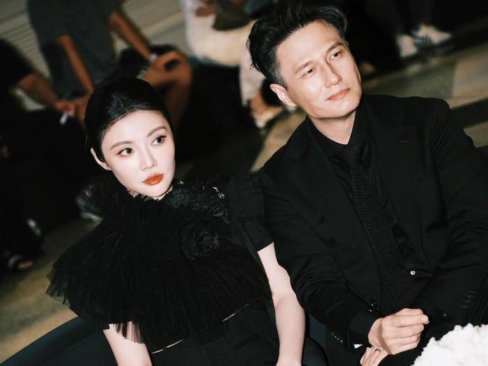 Pasangan artis Xu Dongdong dan Terence Yin.