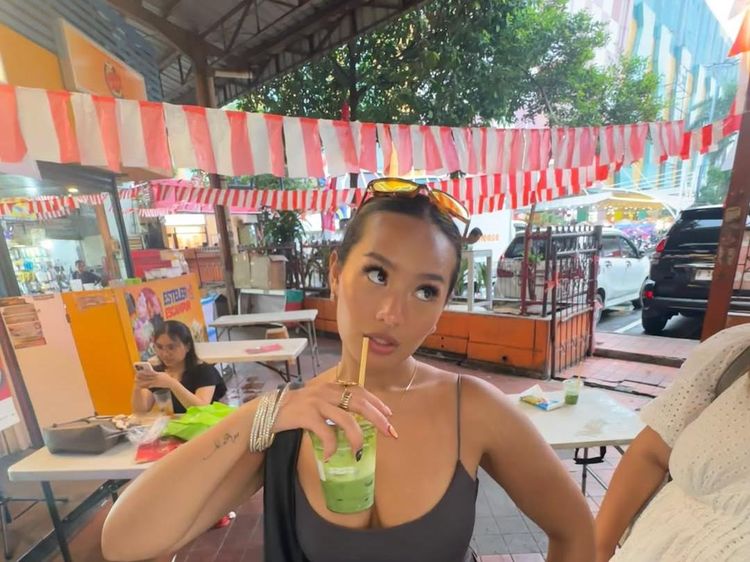 Serunya Zahwa Massaid saat Jajan Matcha hingga Cicip Peach Cobbler