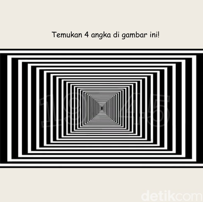 Ada Angka Tersembunyi di Balik Pola Random Ini, Bisa Temukan dalam 10 Detik?