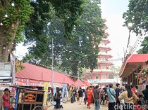 Pulau Kemaro Palembang Dipadati Warga hingga Turis Malaysia