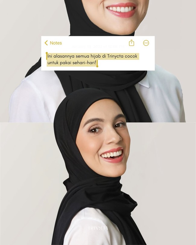 Selain dikenal sebagai artis, Nycta Gina juga aktif berbisnis lewat brand Trinycta. Label ini menghadirkan busana yang praktis dan nyaman untuk aktivitas harian. Foto: Dok. Instagram